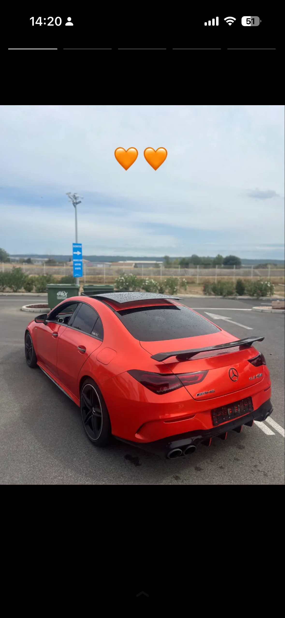 Mercedes CLA45s AMG arriere